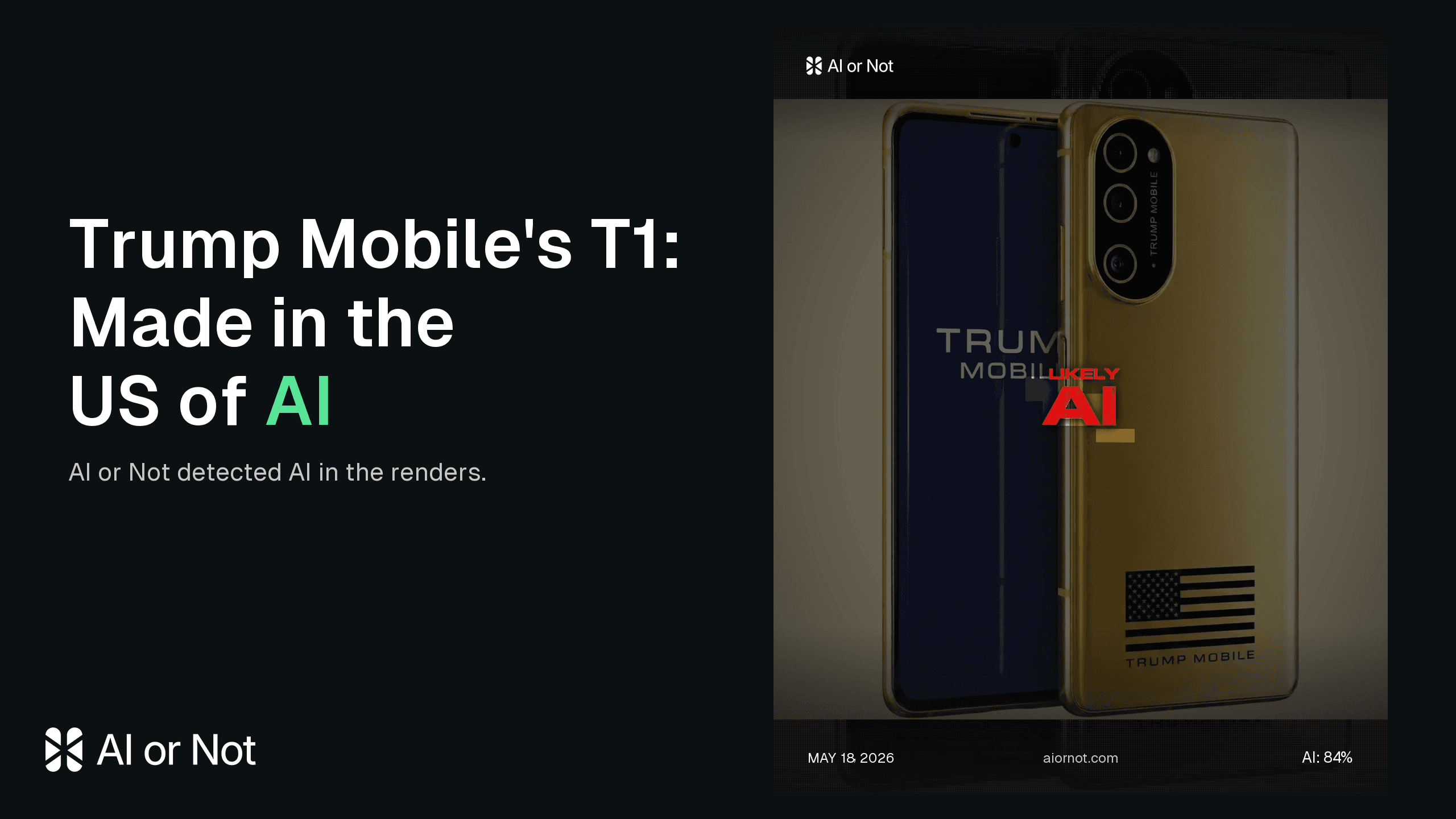Trump Mobile's T1: Made in the US of AI