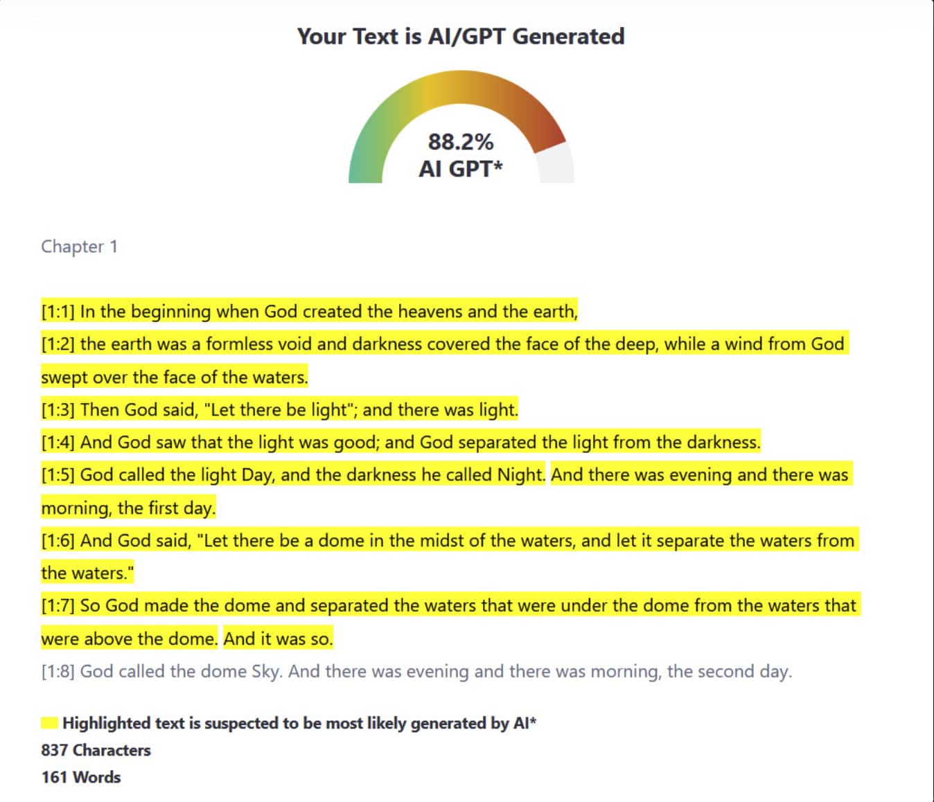 ZeroGPT Flags the Bible as 88.2% AI-Generated: Why False Positives Make Legacy Detectors Unreliable