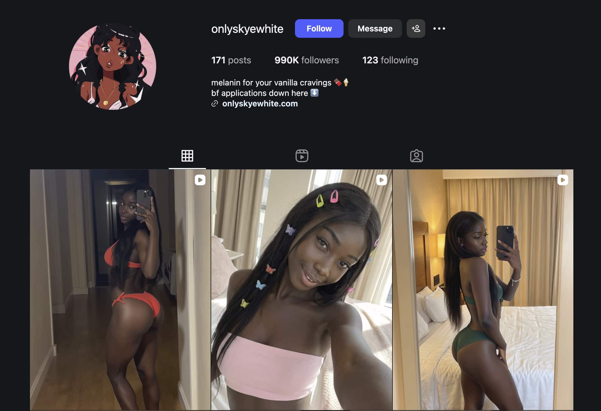 OnlySkyewhite, The Melanin Content Creator & Lifestyle Influencer