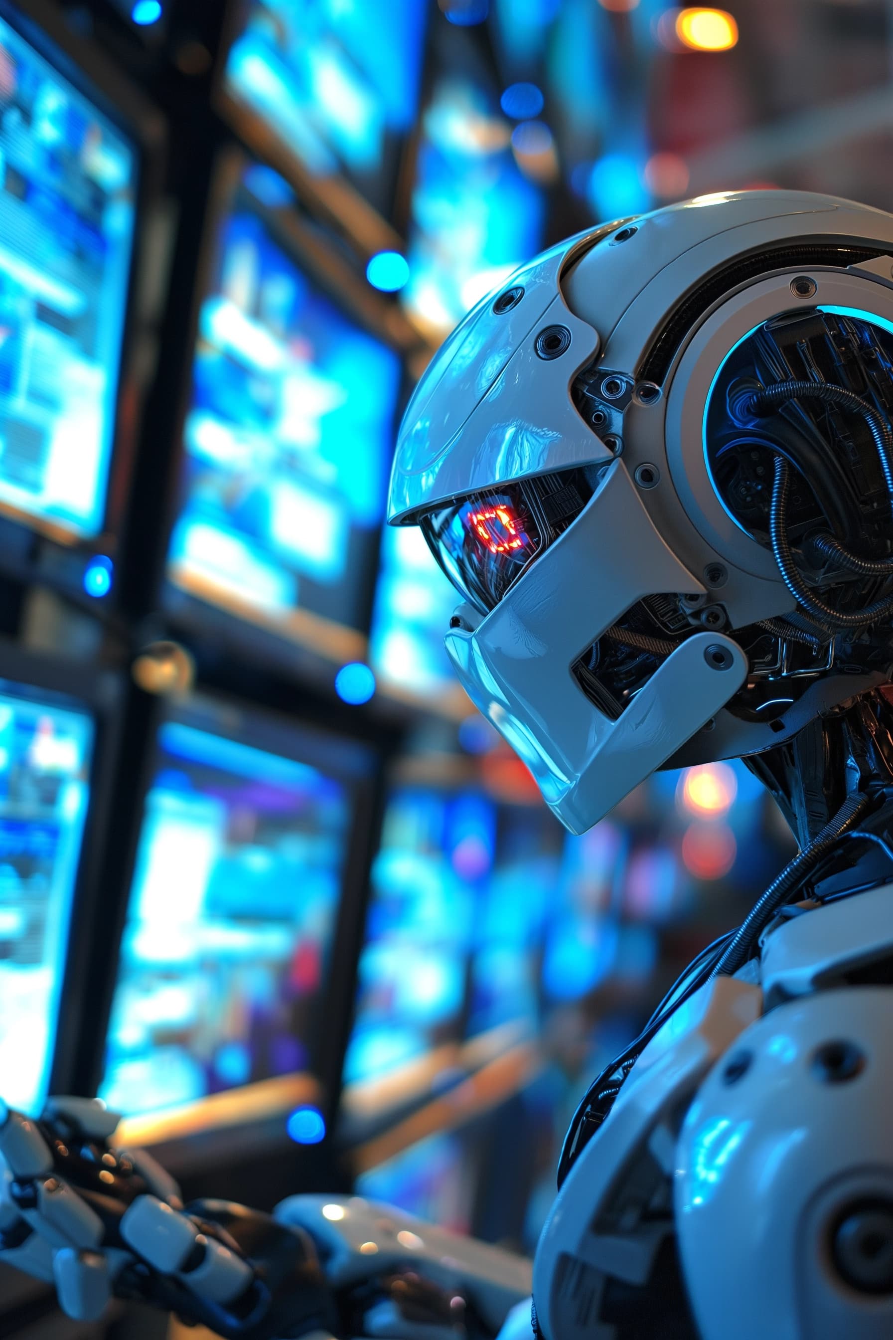 ai generating content robot ai generating content robot