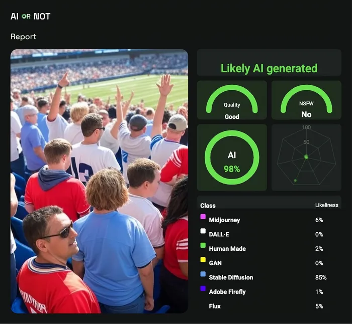 AI or Not deepfake detection AI or Not deepfake detection